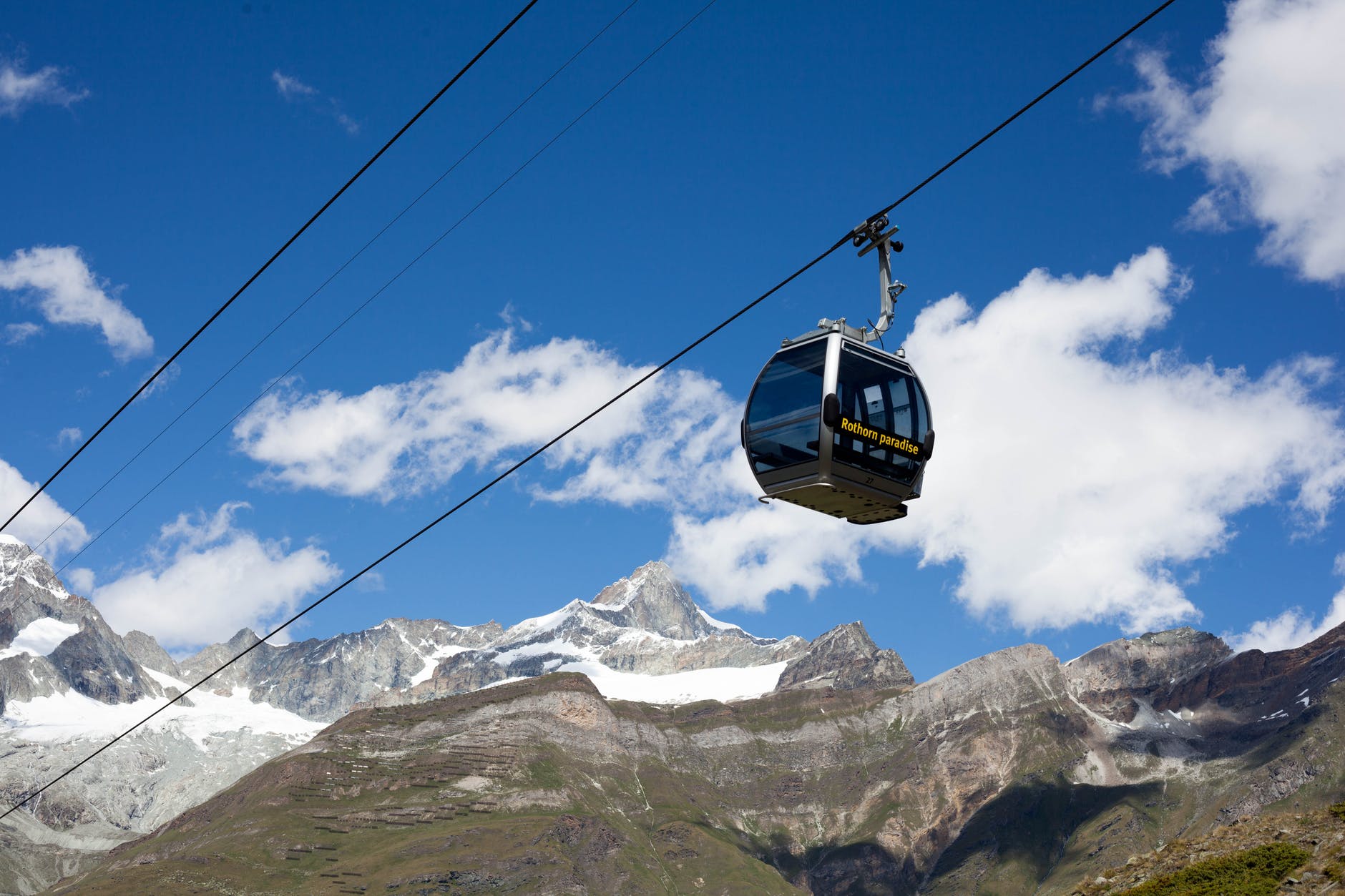 running black cable car